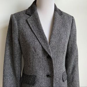 🌿Talbots gray woven blazer